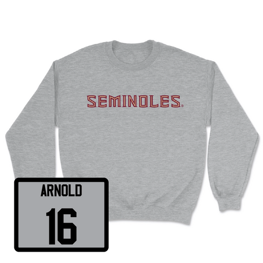 Sport Grey Baseball Seminoles Crewneck - Jamie Arnold