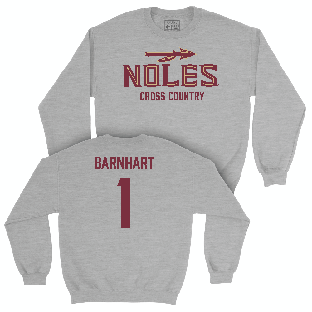 Florida State Men's Cross Country Sport Grey Club Crew  - Bernardo Barnhart