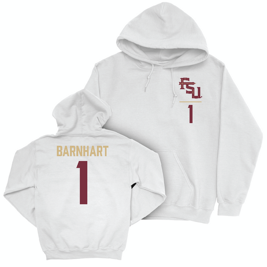 Florida State Men's Cross Country White Logo Hoodie  - Bernardo Barnhart