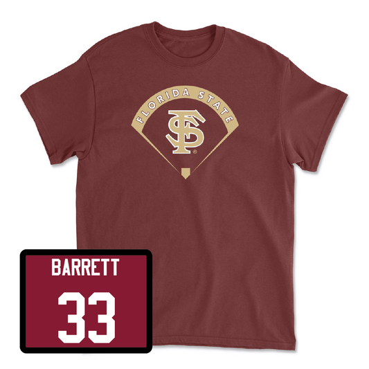 Garnet Baseball Diamond Tee   - Ben Barrett