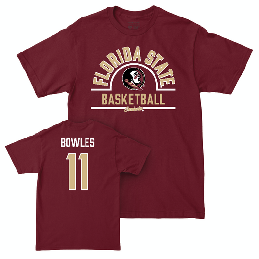 Florida State Women's Basketball Garnet Arch Tee  - Sydney Bowles