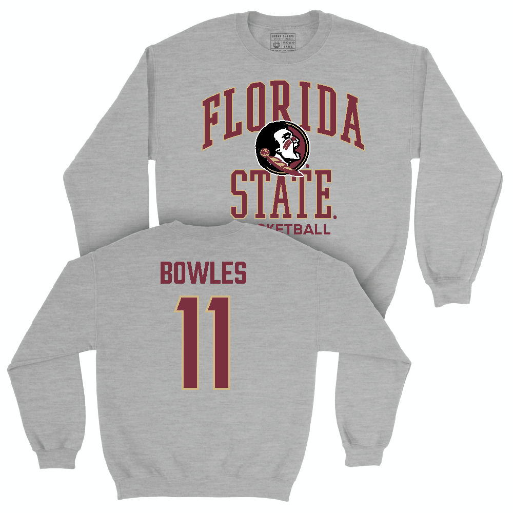 Florida State Women's Basketball Sport Grey Classic Crew  - Sydney Bowles