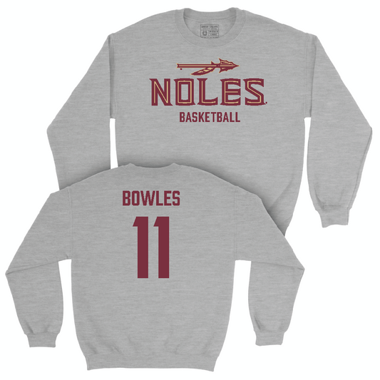 Florida State Women's Basketball Sport Grey Club Crew  - Sydney Bowles