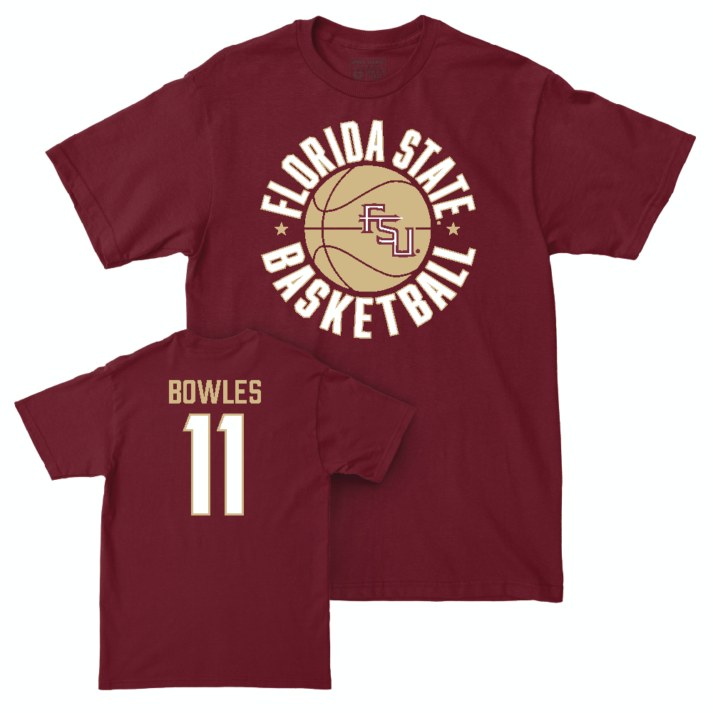 Florida State Women's Basketball Garnet Hardwood Tee  - Sydney Bowles