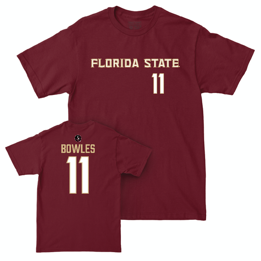 Florida State Women's Basketball Garnet Sideline Tee  - Sydney Bowles