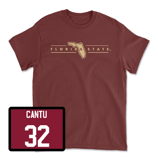 Garnet Baseball Florida State Tee - Daniel Cantu