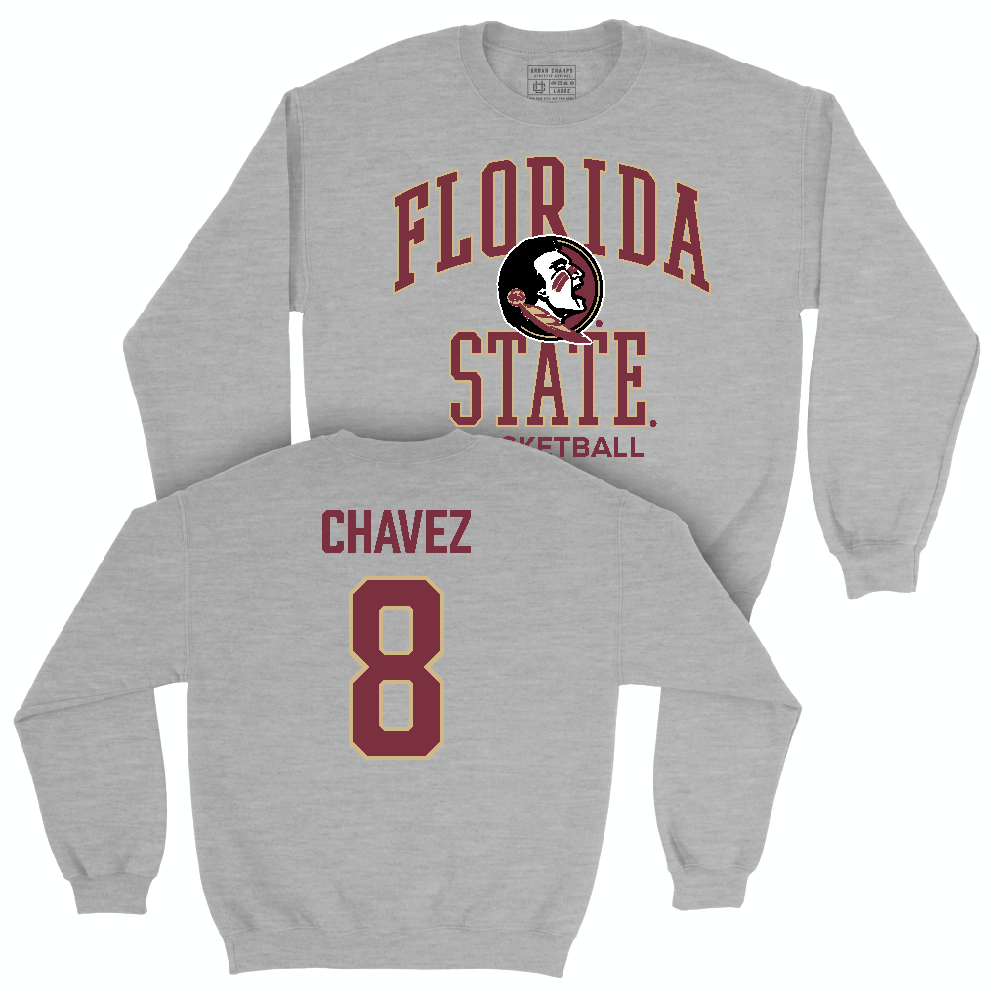 Florida State Women's Basketball Sport Grey Classic Crew  - Morelia Chavez