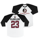 FSU Baseball 3/4 Sleeve Raglan Tee - Brody DeLamielleure | #23