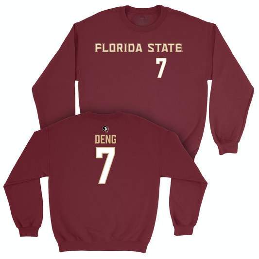 Florida State Men's Basketball Garnet Sideline Crew  - Jerry Deng