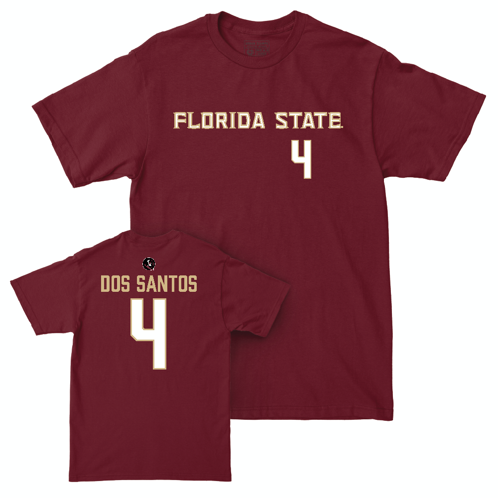 Florida State Women's Basketball Garnet Sideline Tee  - Raiane Dos Santos