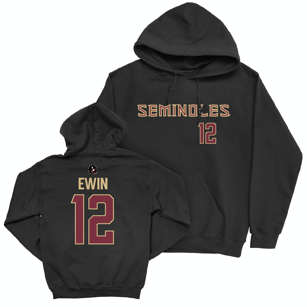 Florida State Men's Basketball Black Seminoles Hoodie  - Malique Ewin