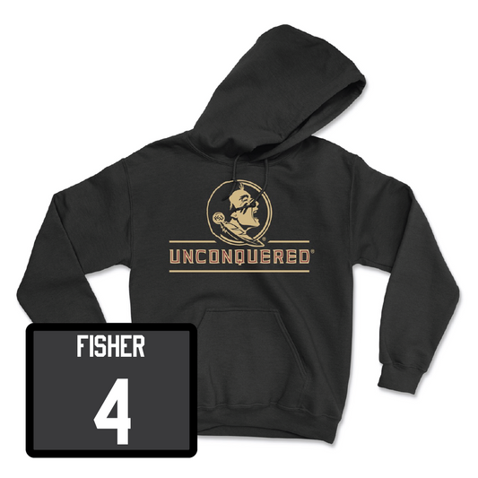 Baseball Black Unconquered Hoodie - Cal Fisher
