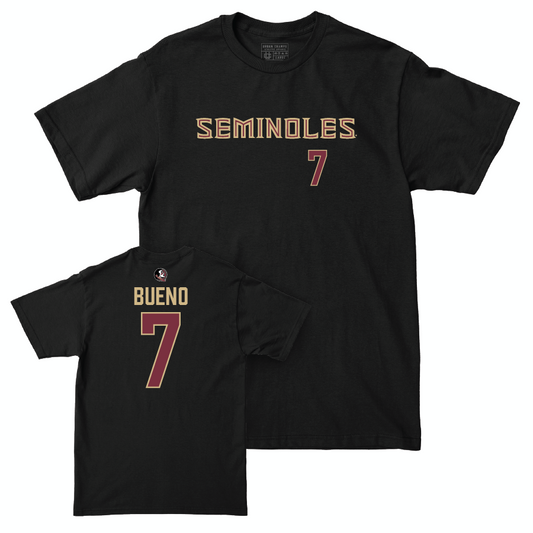 Florida State Softball Black Seminoles Tee - Angelee Bueno | #7 Youth Small