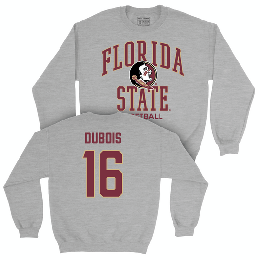 Florida State Softball Sport Grey Classic Crew - Ali DuBois | #16 Youth Small