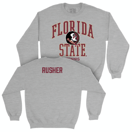 Florida State Women's Tennis Sport Grey Classic Crew - Azariah Rusher Youth Small