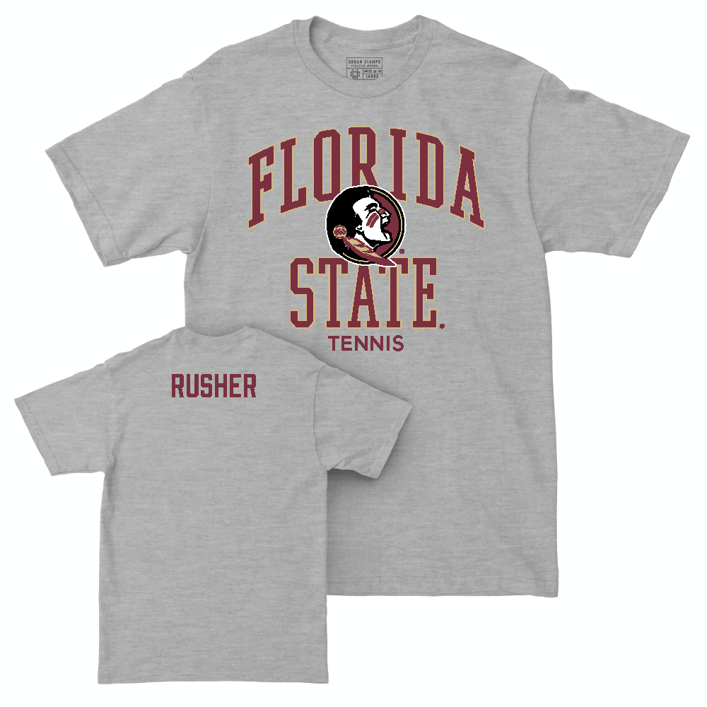 Florida State Women's Tennis Sport Grey Classic Tee - Azariah Rusher Youth Small