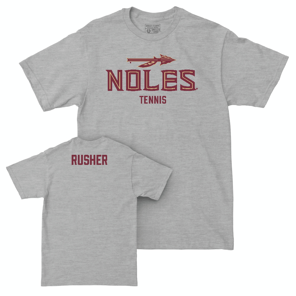 Florida State Women's Tennis Sport Grey Club Tee - Azariah Rusher Youth Small