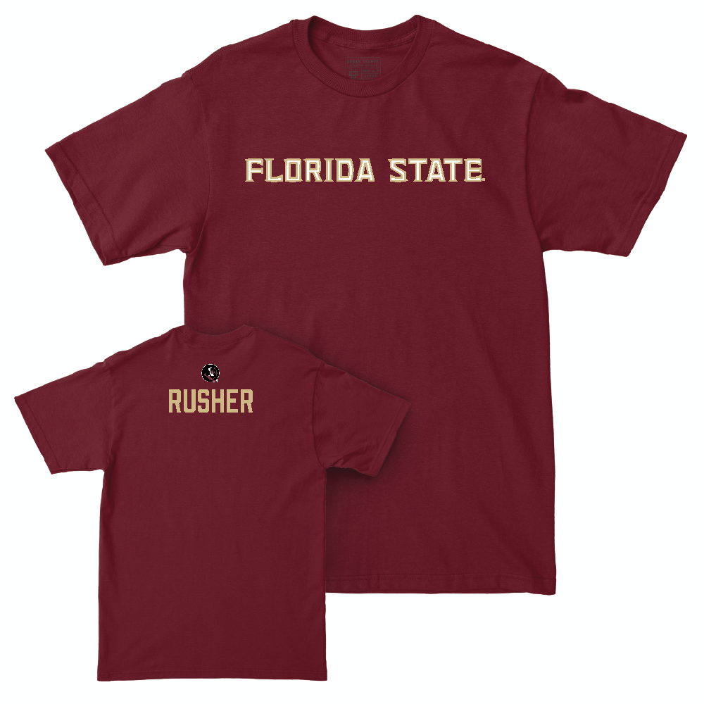 Florida State Women's Tennis Garnet Sideline Tee - Azariah Rusher Youth Small