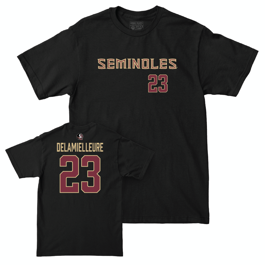 Florida State Baseball Black Seminoles Tee - Brody DeLamielleure | #23 Youth Small