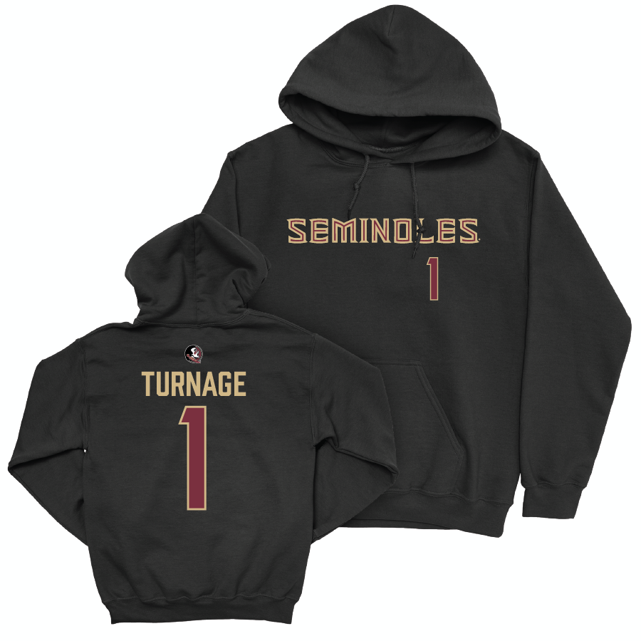 Florida State Women's Basketball Black Seminoles Hoodie - Brianna Turnage | #1 Youth Small