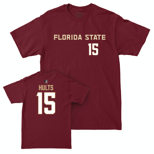 Florida State Baseball Garnet Sideline Tee - Connor Hults | #15 Youth Small