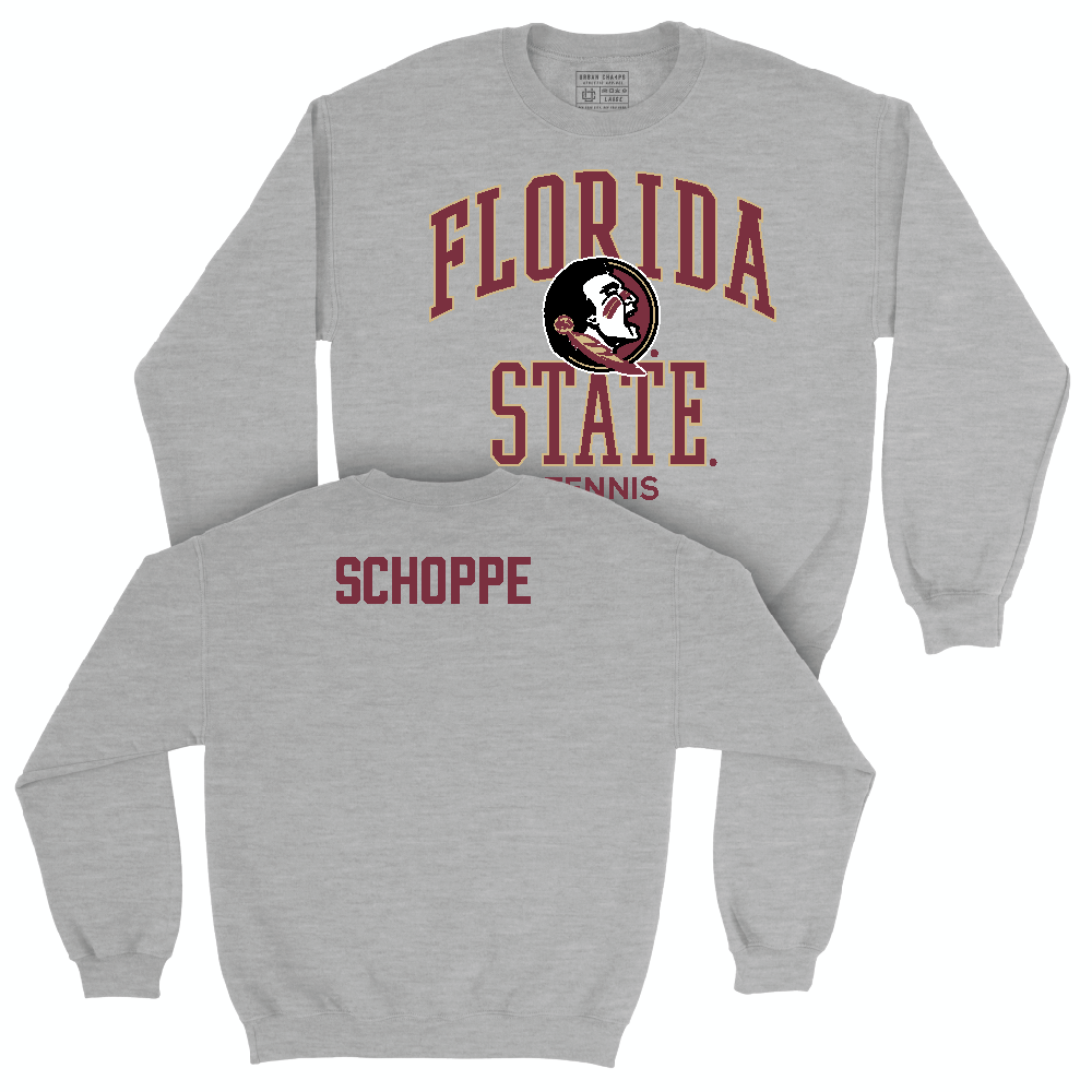 Florida State Women's Tennis Sport Grey Classic Crew - Ellie Schoppe Youth Small