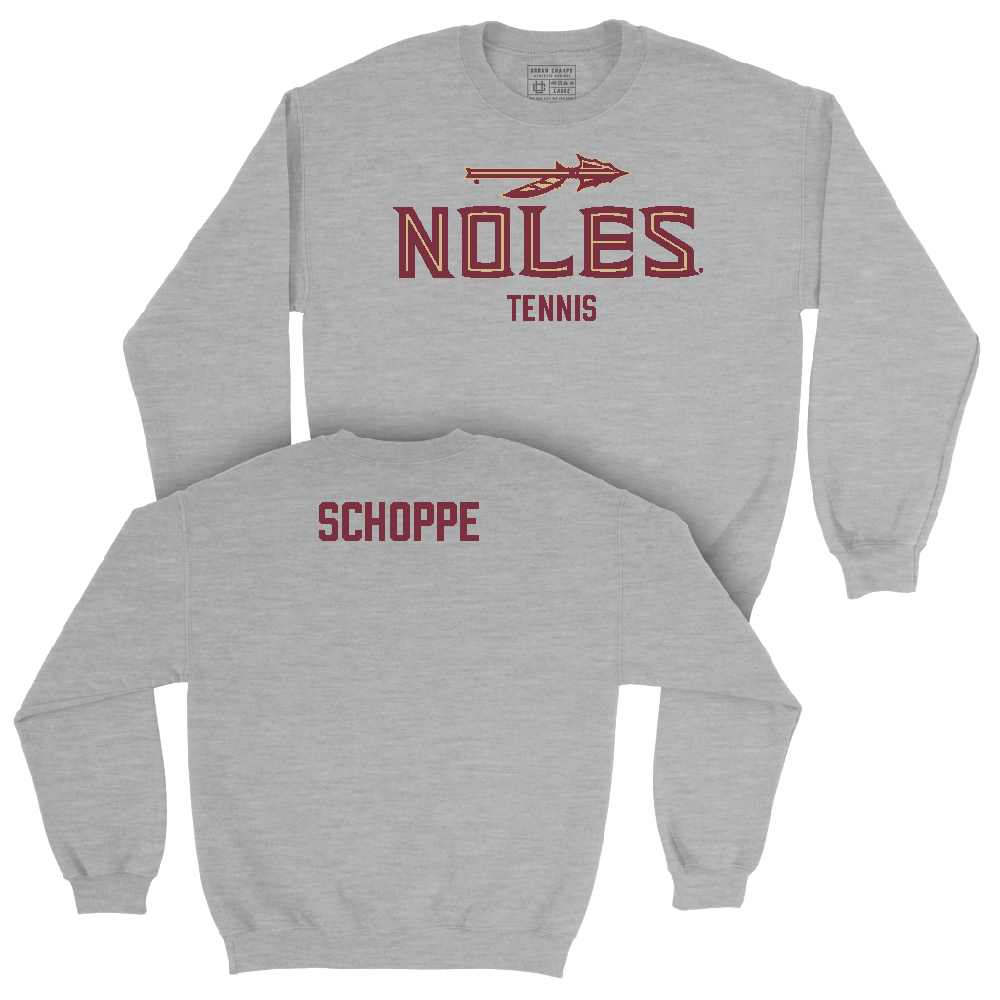 Florida State Women's Tennis Sport Grey Club Crew - Ellie Schoppe Youth Small