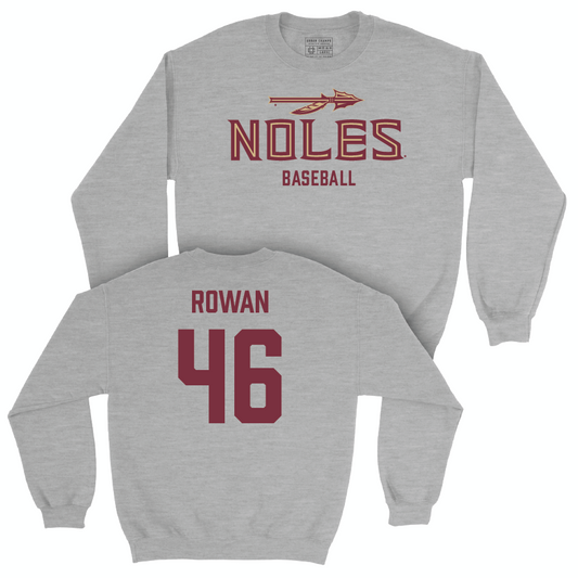 Florida State Baseball Sport Grey Club Crew - Hudson Rowan | #46 Youth Small