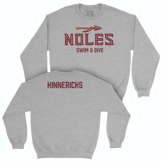 Florida State Women's Swim & Dive Sport Grey Club Crew - Reese Hinnerichs Youth Small