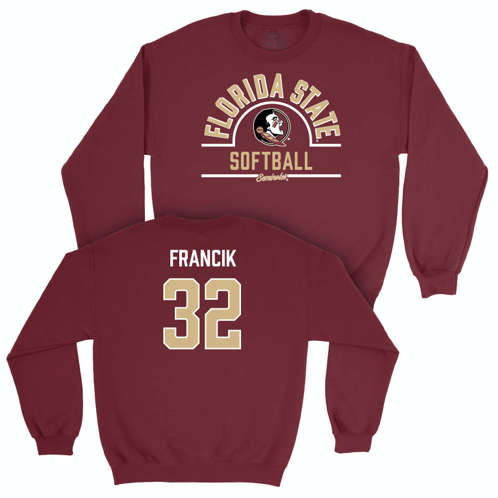 Florida State Softball Garnet Arch Crew  - Jasmine Francik