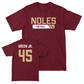 Florida State Football Garnet Staple Tee - Lamont Green Jr. | #45