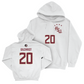 FSU Soccer White Shirsey Hoodie - Heather Gilchrist | #20