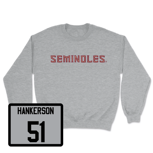 Sport Grey Baseball Seminoles Crewneck  - James Hankerson