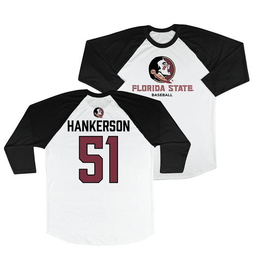 FSU Baseball 3/4 Sleeve Raglan Tee - James Hankerson | #51
