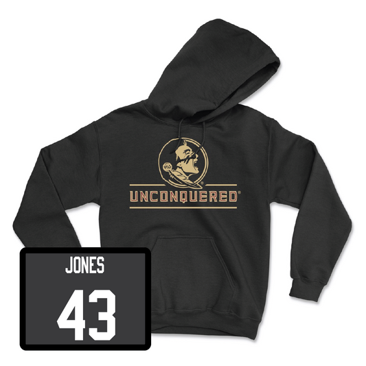 Black Men's Basketball Unconquered Hoodie  - Jesse Jones