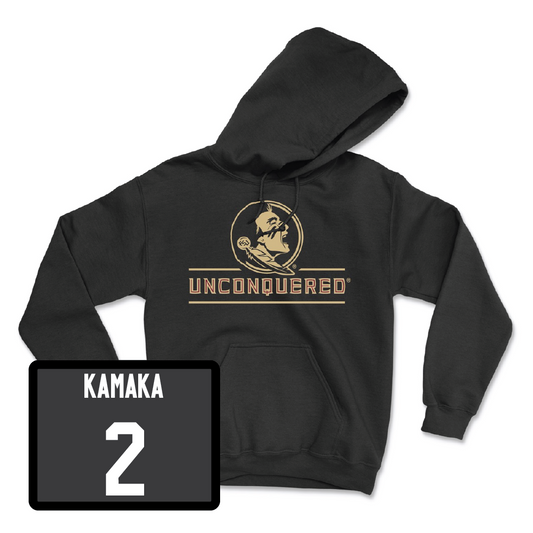 Baseball Black Unconquered Hoodie  - Titan Kamaka