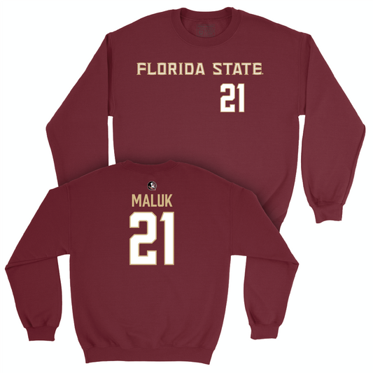 Florida State Men's Basketball Garnet Sideline Crew  - Alier Maluk