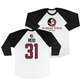 FSU Softball 3/4 Sleeve Raglan Tee - Makenna Reid | #31