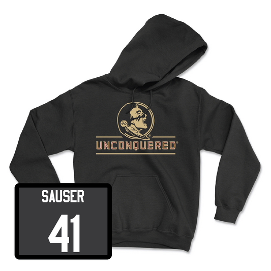 Baseball Black Unconquered Hoodie - Matt Sauser