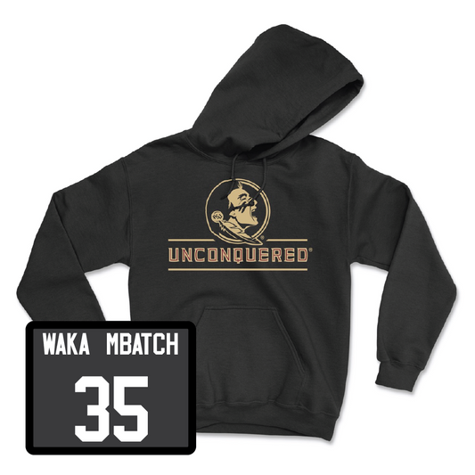 Black Men's Basketball Unconquered Hoodie  - Alagie Waka Mbatch