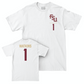 Florida State Men's Basketball White Logo Comfort Colors Tee - Jamir Watkins | #1