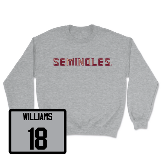 Sport Grey Baseball Seminoles Crewneck - Max Williams