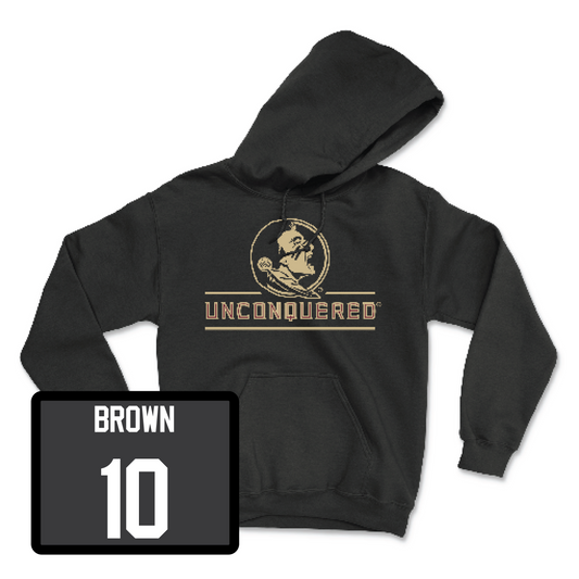 Women's Soccer Black Unconquered Hoodie